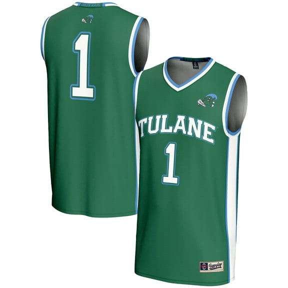 Men's GameDay Greats #1 Green Tulane Green Wave Lightweight Basketball Jersey