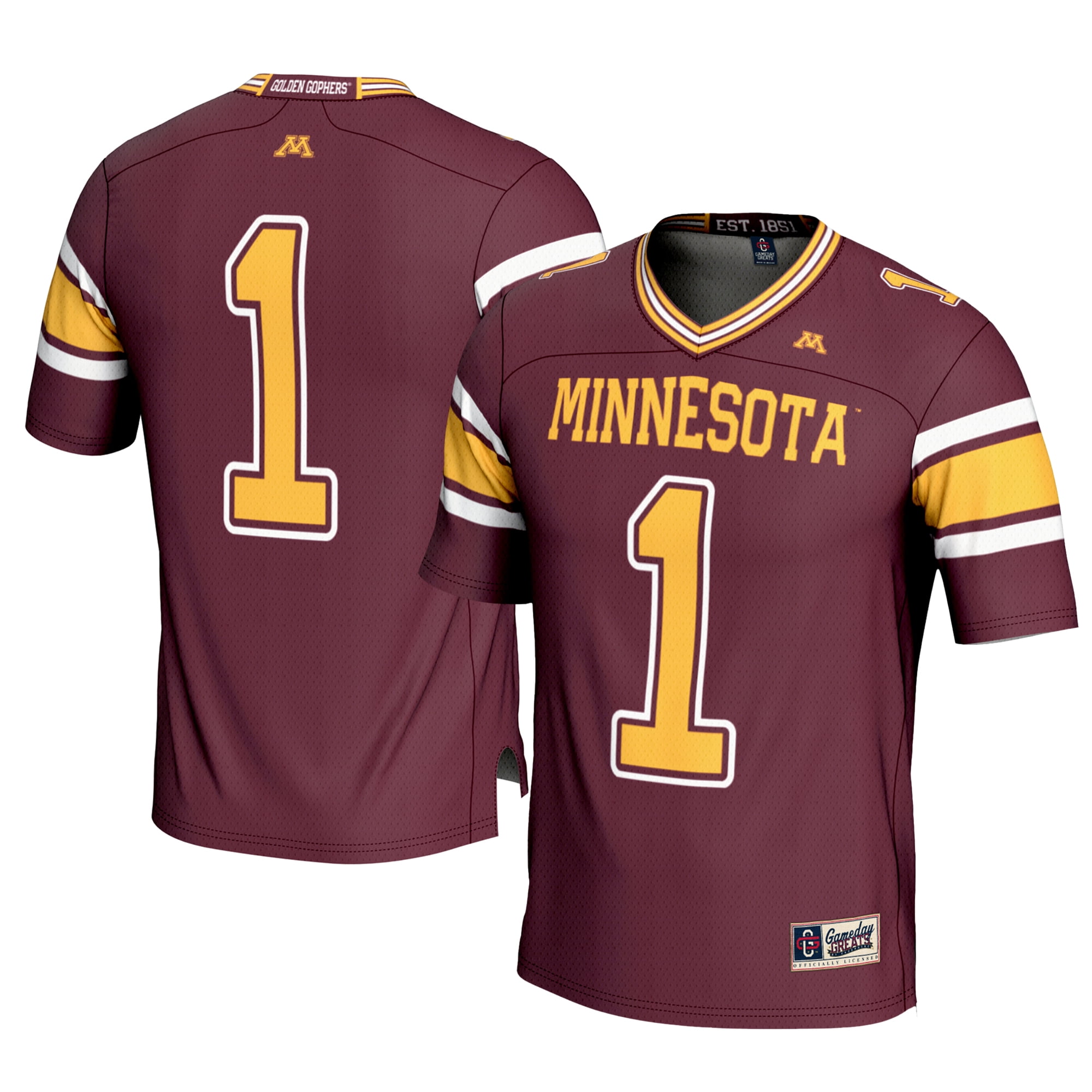 Men's GameDay Greats #1 Maroon Minnesota Golden Gophers Football