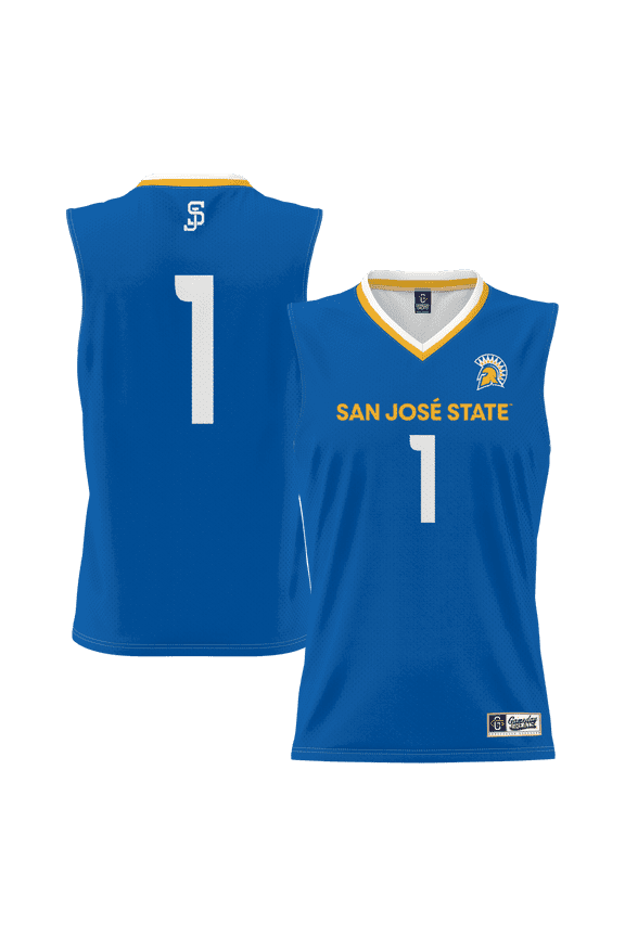 Men's GameDay Greats #1 Royal San Jose State Spartans Lightweight Basketball Jersey