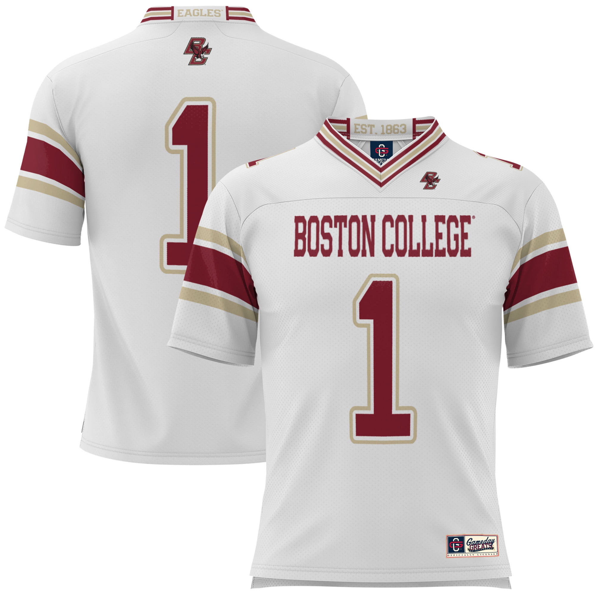 Men s GameDay Greats 1 White Boston College Eagles Football