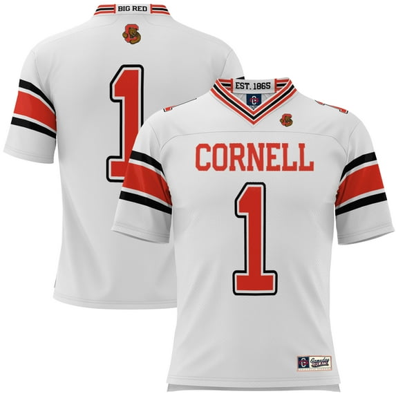 Youth GameDay Greats #1 White Cornell Big Red Football Jersey