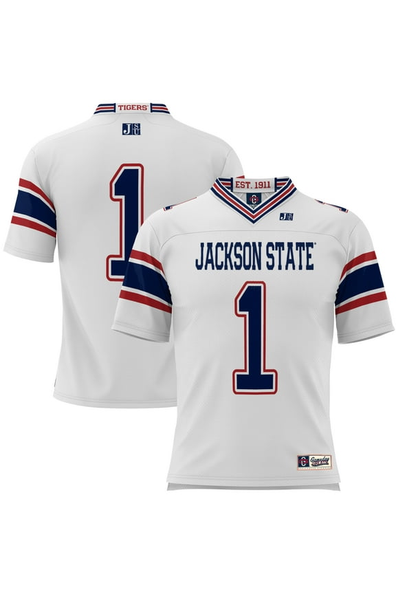 Youth GameDay Greats #1 White Jackson State Tigers Football Jersey