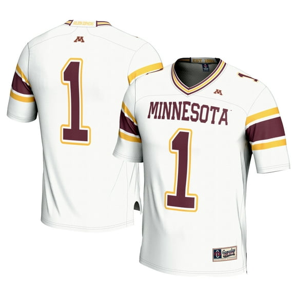 Youth GameDay Greats #1 White Minnesota Golden Gophers Football Jersey