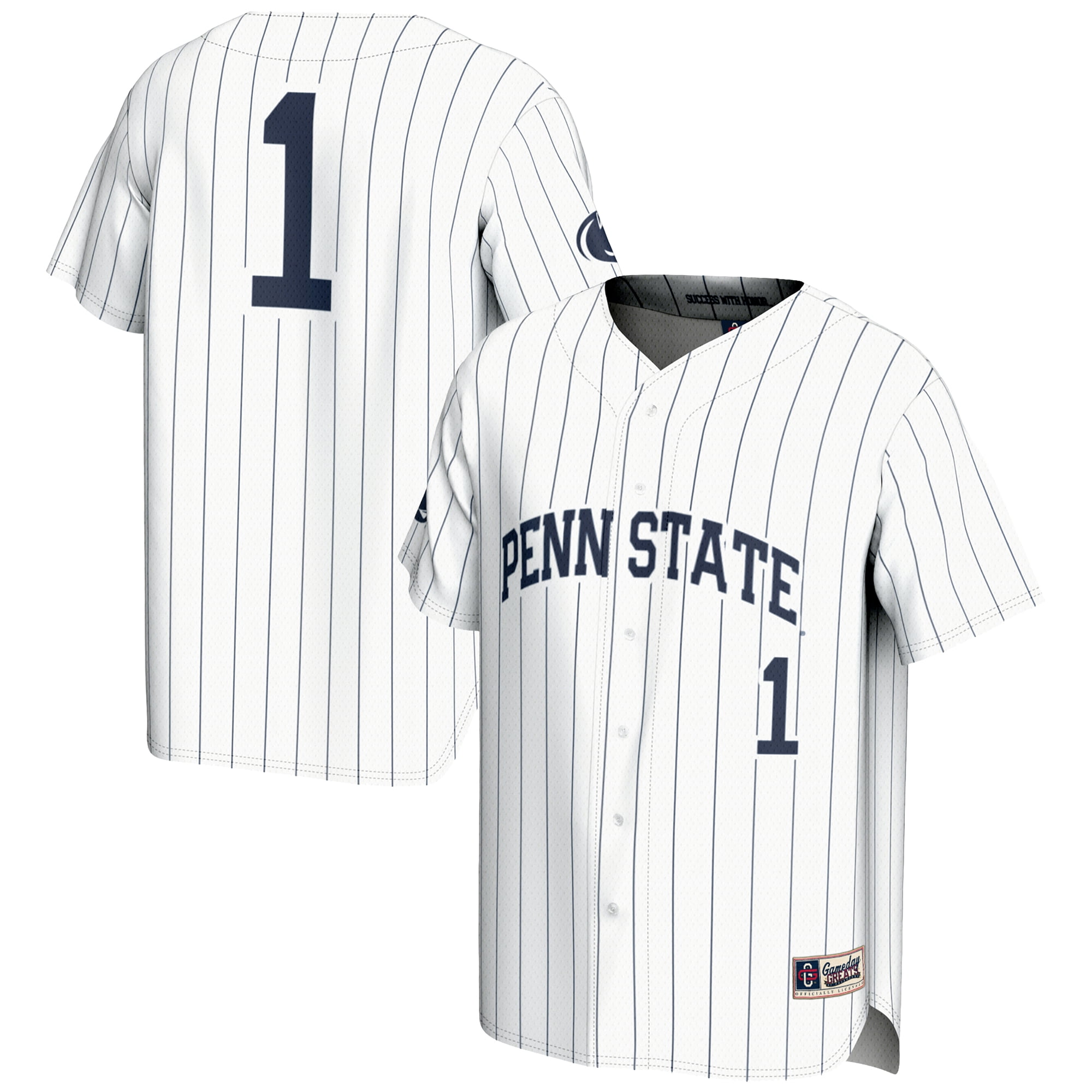 Men's GameDay Greats #1 White Penn State Nittany Lions Lightweight