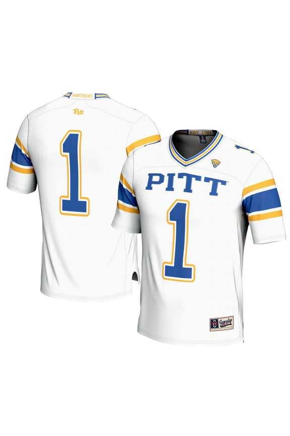 Men's GameDay Greats #1 White Pitt Panthers Football Jersey