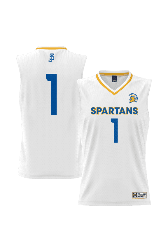 Men's GameDay Greats #1 White San Jose State Spartans Lightweight Basketball Jersey