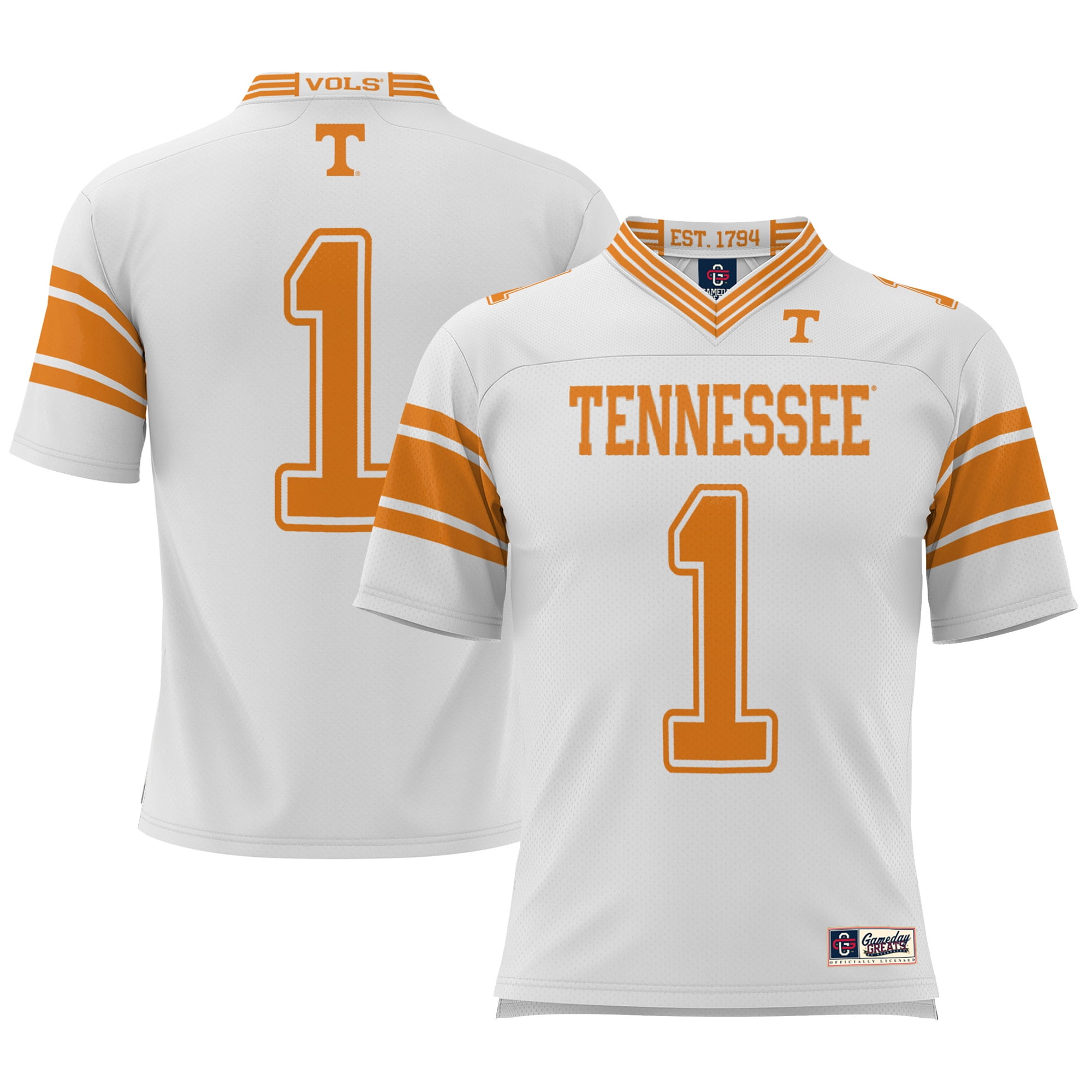 Tennessee top volunteers jersey