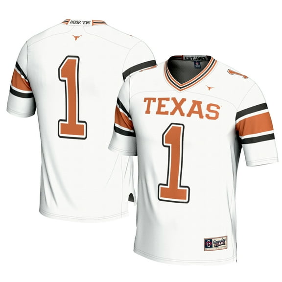 Men's GameDay Greats #1 White Texas Longhorns Football Jersey