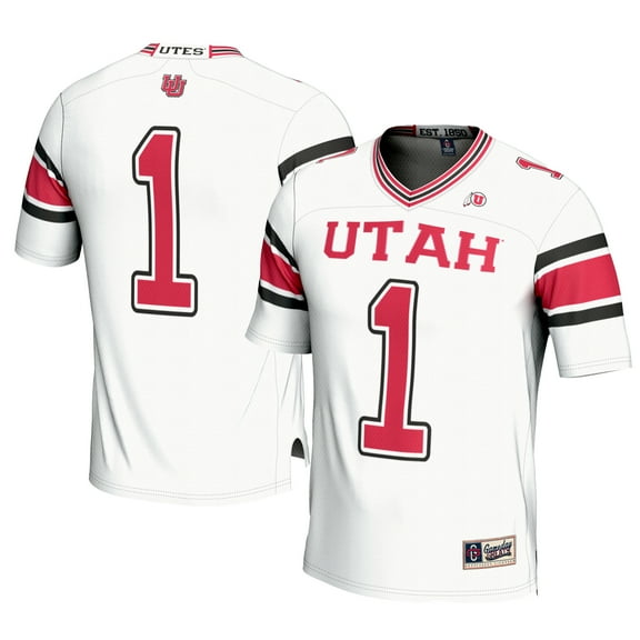 Men's GameDay Greats #1 White Utah Utes Football Jersey