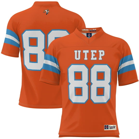 Men's GameDay Greats #88 Orange UTEP Miners Throwback Football Jersey