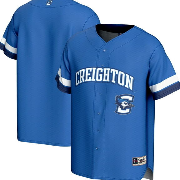 Men's GameDay Greats Blue Creighton Bluejays Spirit Baseball Jersey
