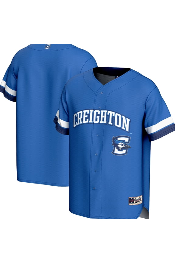 Men's GameDay Greats Blue Creighton Bluejays Spirit Baseball Jersey