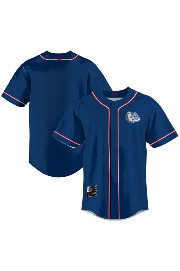 Men's GameDay Greats Blue Gonzaga Bulldogs Lightweight Baseball Jersey