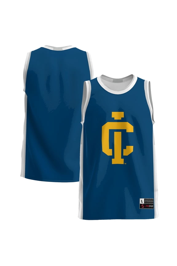 Men's GameDay Greats Blue Ithaca College Bombers Lightweight Basketball Jersey