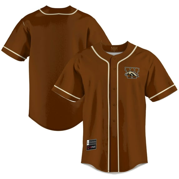 Men's GameDay Greats Brown Western Michigan Broncos Lightweight Baseball Jersey