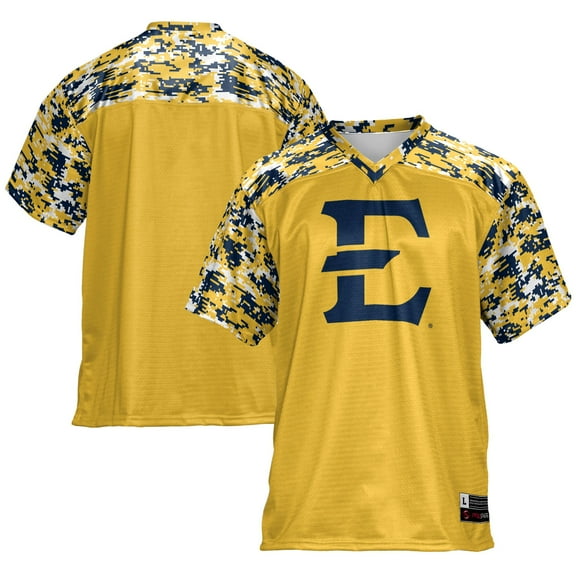 Men's GameDay Greats Gold ETSU Buccaneers Football Jersey