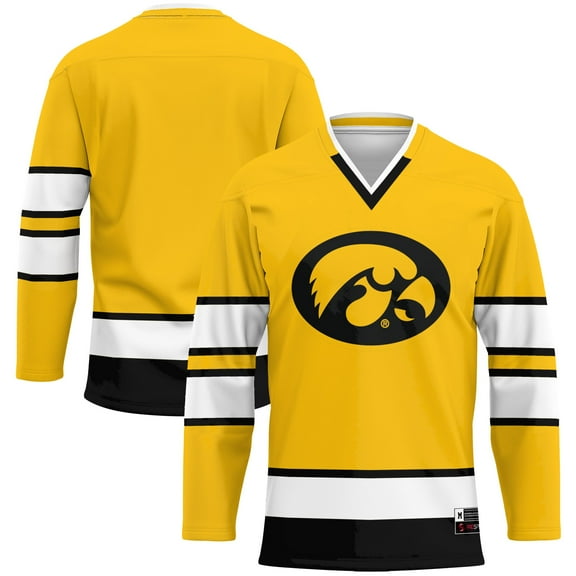 Men's GameDay Greats Gold Iowa Hawkeyes Hockey Jersey