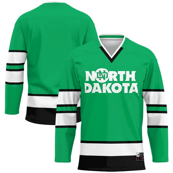 Men's GameDay Greats Kelly Green North Dakota Hockey Jersey