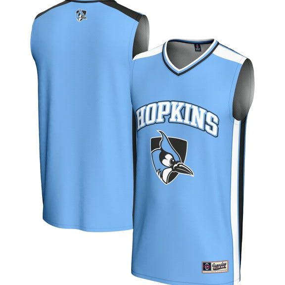 Men's GameDay Greats Light Blue Johns Hopkins Blue Jays Spirit Basketball Jersey
