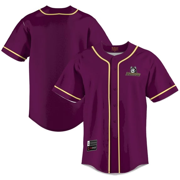Men's GameDay Greats Maroon Bloomsburg Huskies Lightweight Baseball Jersey