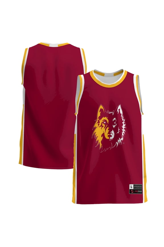 Men's GameDay Greats  Maroon Northern State University Wolves  Lightweight Basketball Jersey