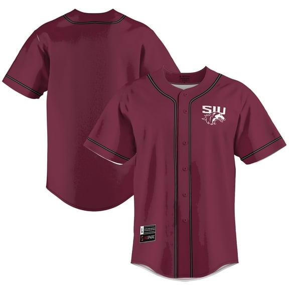 Men's GameDay Greats  Maroon Southern Illinois Salukis  Lightweight Baseball Jersey
