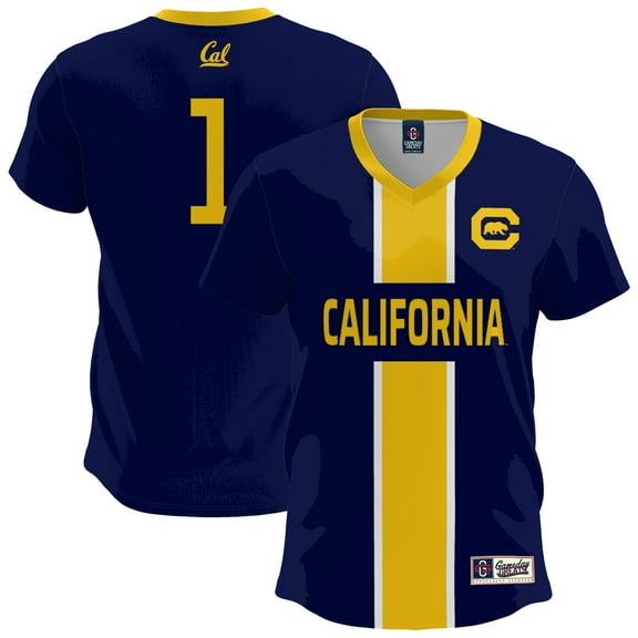 Men's GameDay Greats Navy Cal Bears Lightweight Soccer Fashion Jersey