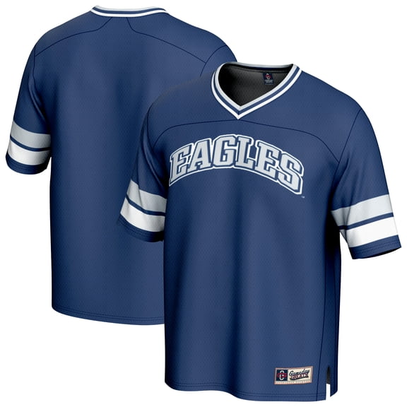 Men's GameDay Greats Navy Emory Eagles Football Jersey