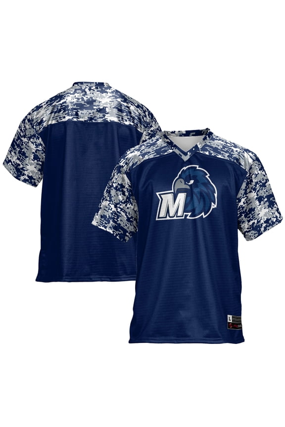 Men's GameDay Greats Navy Monmouth Hawks Football Jersey