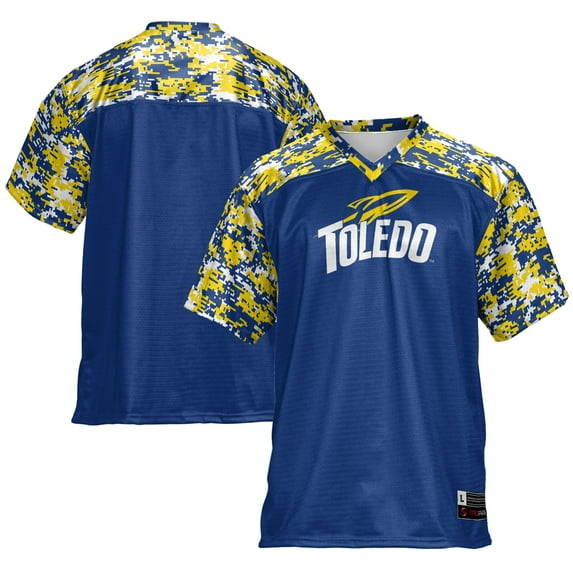 Men's GameDay Greats Navy Toledo Rockets Football Jersey