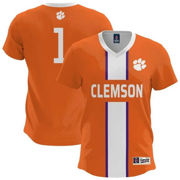 Men's GameDay Greats  Orange Clemson Tigers Lightweight Soccer Fashion Jersey
