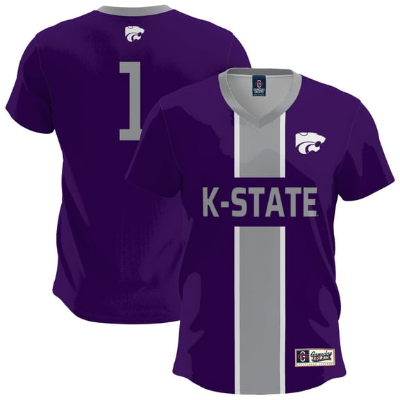 Men's GameDay Greats Purple Kansas State Wildcats Lightweight Soccer Fashion Jersey