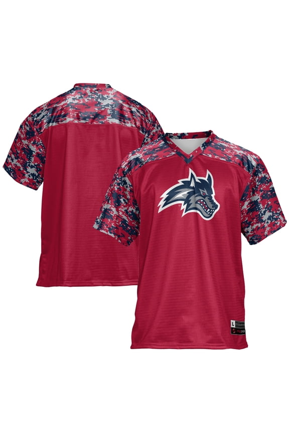 Men's GameDay Greats Red Stony Brook Seawolves Football Jersey