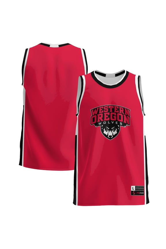 Men's GameDay Greats  Red Western Oregon Wolves  Lightweight Basketball Jersey