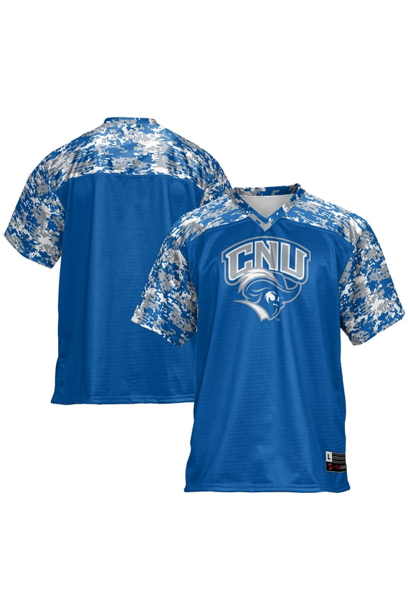 Men's GameDay Greats Royal Christopher Newport Captains Football Jersey