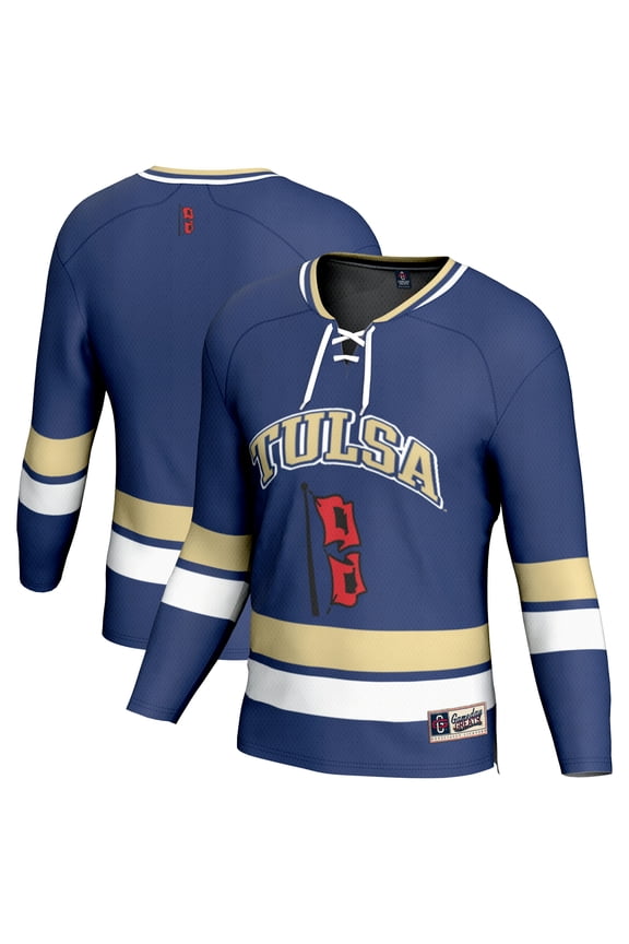 Men's GameDay Greats Royal Tulsa Golden Hurricane Hockey Jersey