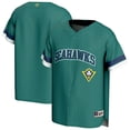 thumbnail image 1 of Men's GameDay Greats Teal UNC Wilmington Seahawks Baseball Jersey, 1 of 3
