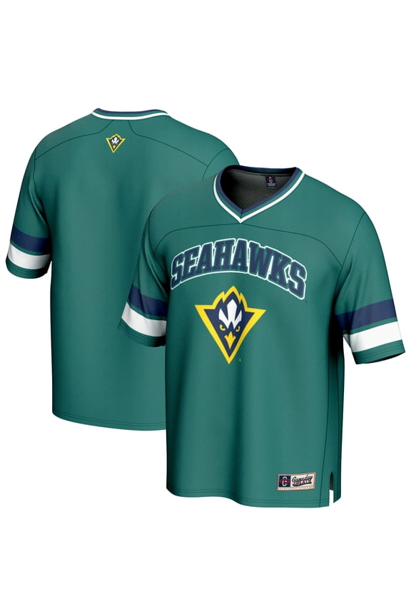 Men's GameDay Greats Teal UNC Wilmington Seahawks Football Jersey