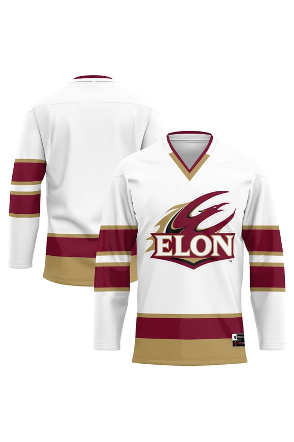 Men's GameDay Greats White Elon Phoenix Hockey Jersey