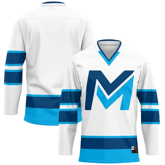 Men's GameDay Greats White Mid Michigan College Hockey Jersey
