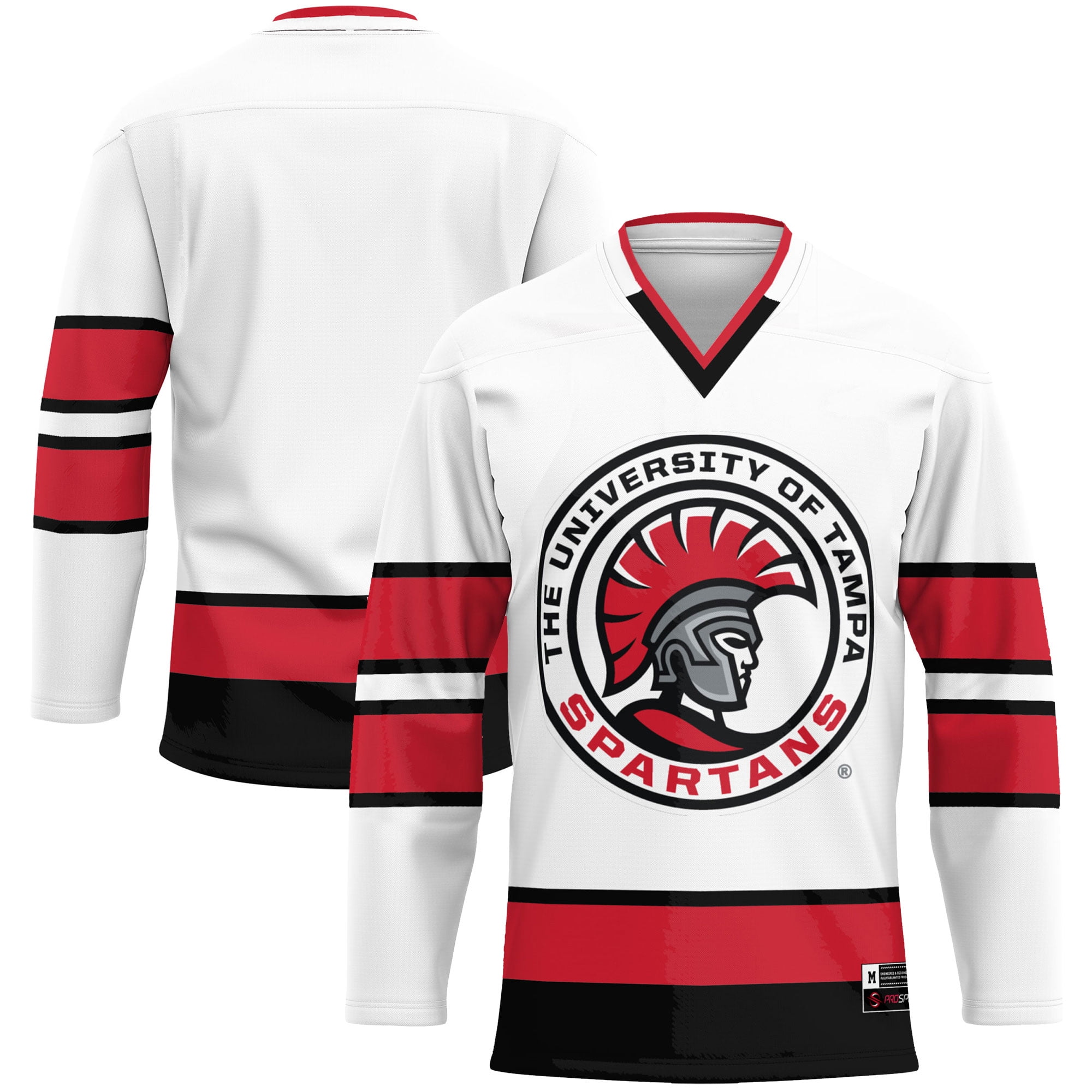 Men's GameDay Greats White Tampa Spartans Hockey Jersey