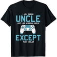 thumbnail image 1 of Men's Gaming Uncle Funny Gamer Graphic T-Shirt, 1 of 6