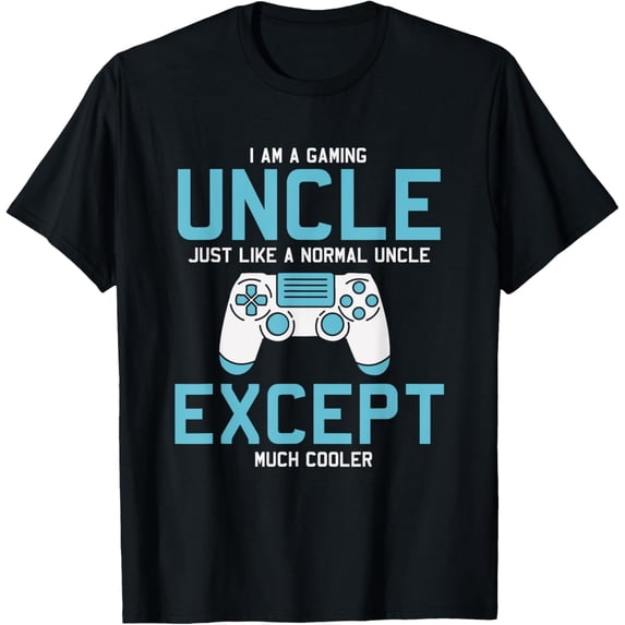 Men's Gaming Uncle Funny Gamer Graphic T-Shirt