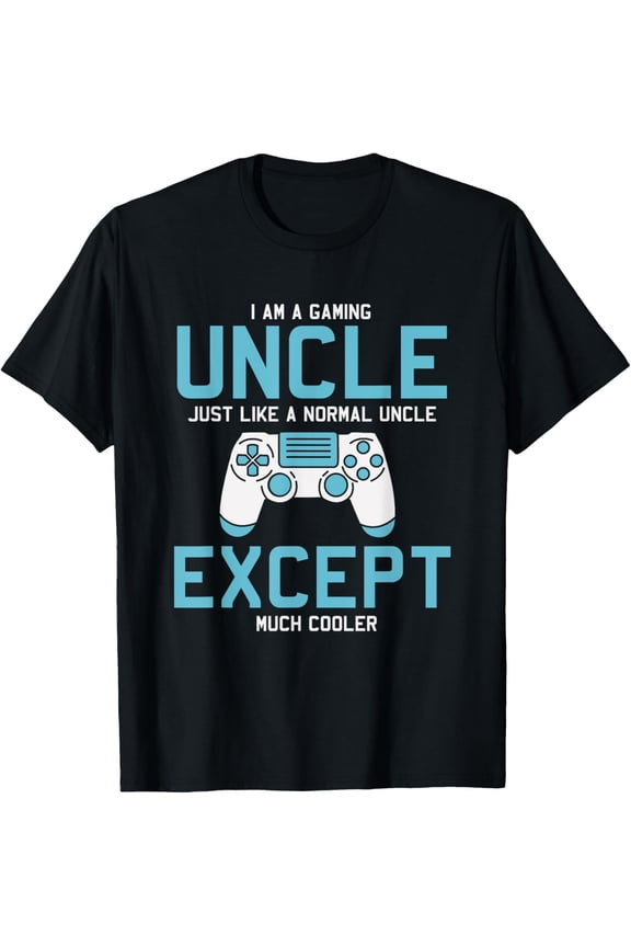Men's Gaming Uncle Funny Gamer Graphic T-Shirt