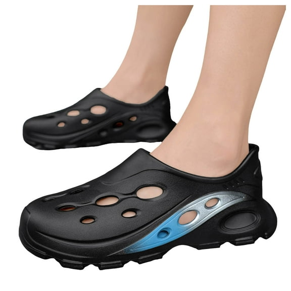 Men's Garden Clogs EVA Outdoor Breathable Slip on Beach Swim Water Shoes Summer Gardening Sneakers