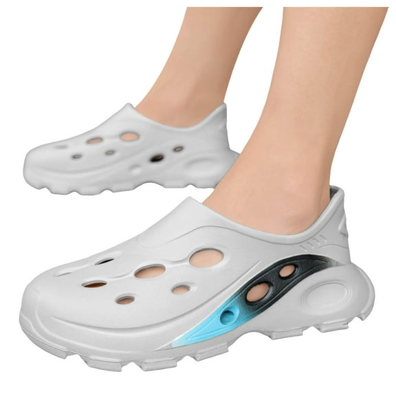 Men's Garden Clogs EVA Outdoor Breathable Slip on Beach Swim Water Shoes Summer Gardening Sneakers