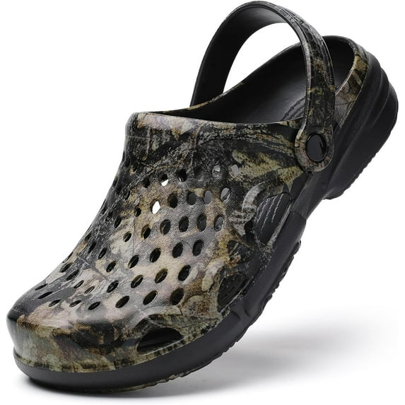 Men's Garden Clogs Shoes Non Slip Shower Slippers Summer Outdoor Beach Sandals