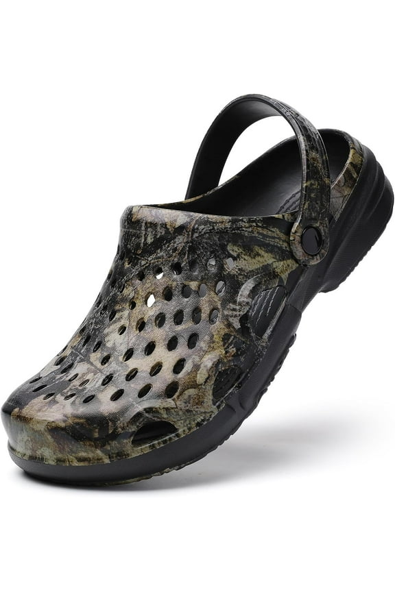 Men's Garden Clogs Shoes Non Slip Shower Slippers Summer Outdoor Beach Sandals