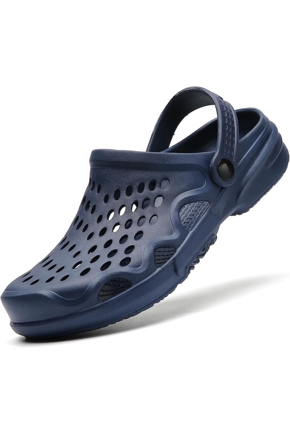 Men's Garden Clogs Shoes Non Slip Shower Slippers Summer Outdoor Beach Sandals