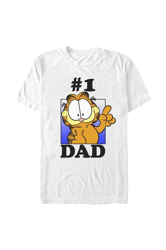 Men's Garfield Father's Day #1 Dad Graphic T-Shirt